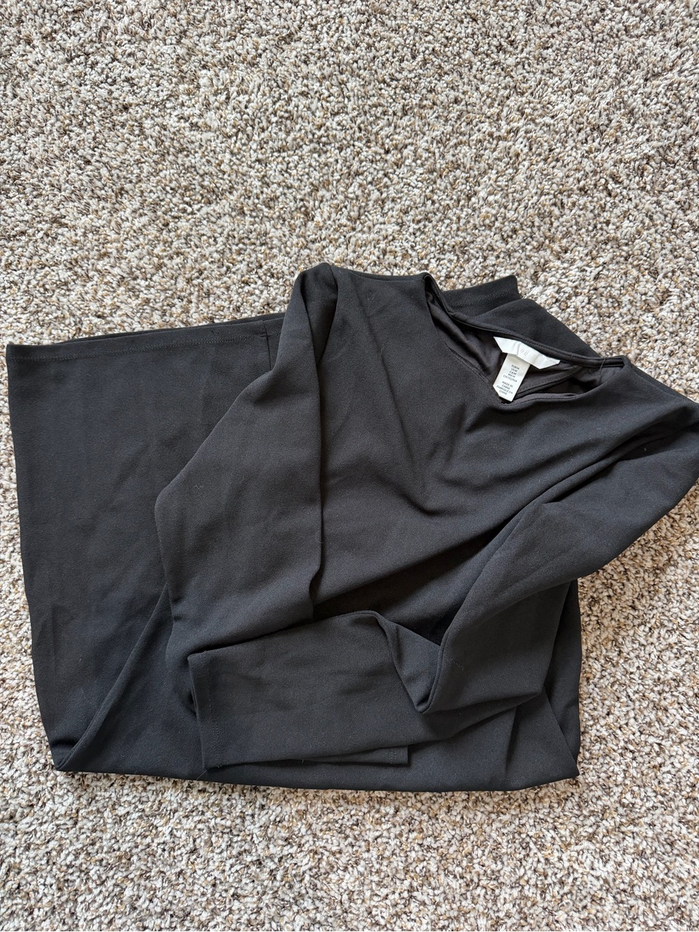 H&M Black Midi Dress